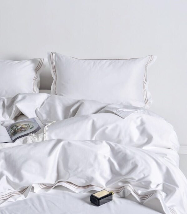 Pure Cotton Double Row Cord Duvet Cover