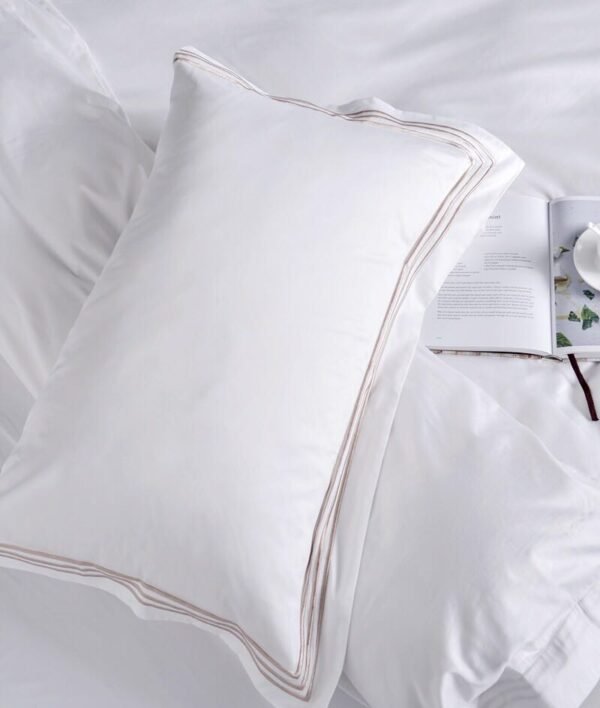 Pure Cotton Double Row Cord Oxford Pillowcase – Single